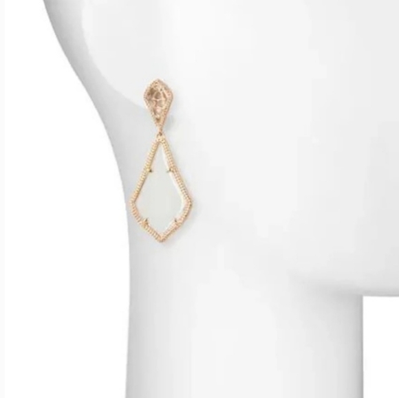 Kendra Scott Rose Gold Alexa drop earrings - Picture 5 of 5
